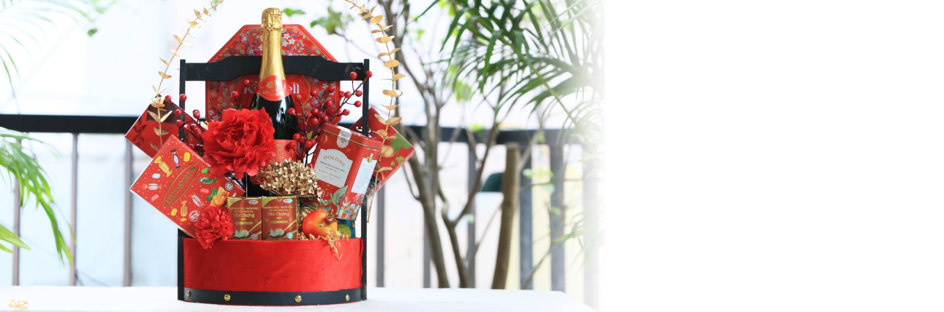 Giỏ Quà Tết Phú Quý Lộc Tài
